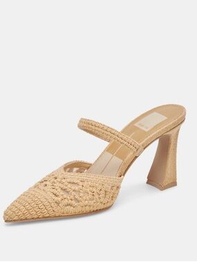 dolce vita nassau heels in natural raffia